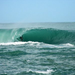 Surfing at Cocles Beach